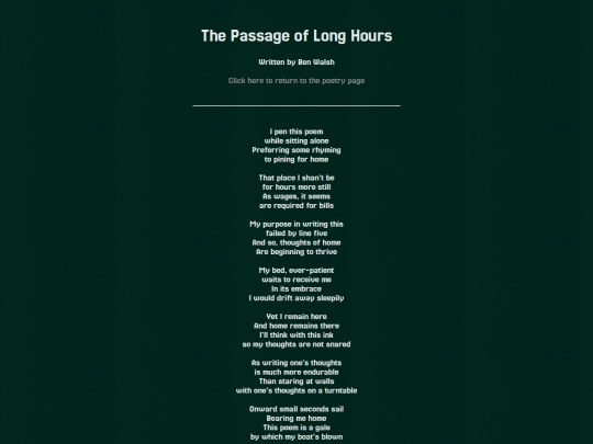 poems/hours screenshot
