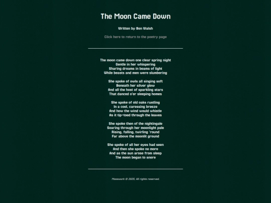 poems/moon screenshot