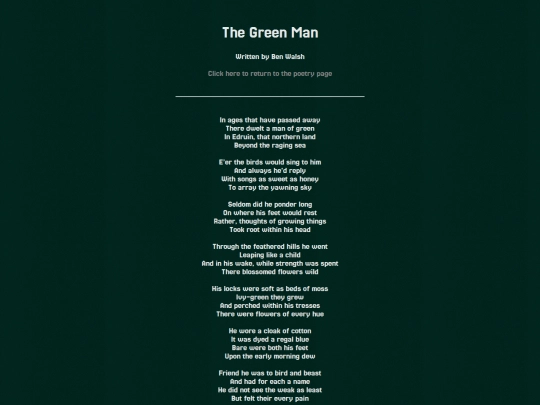 poems/the_green_man screenshot