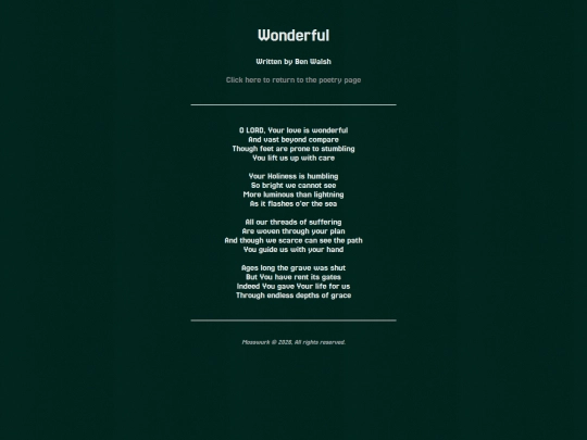 poems/wonderful screenshot