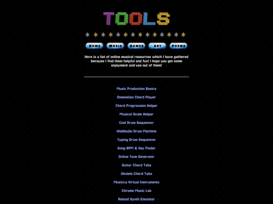 tools screenshot