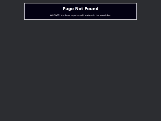 not_found screenshot