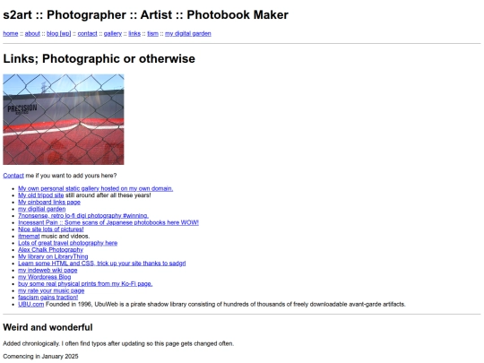 links screenshot