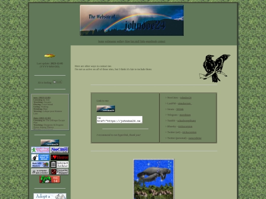 page/contact screenshot