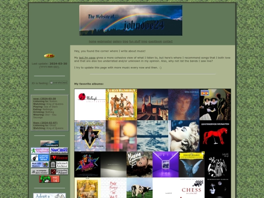 page/music screenshot
