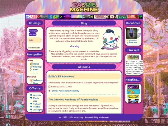 blog screenshot