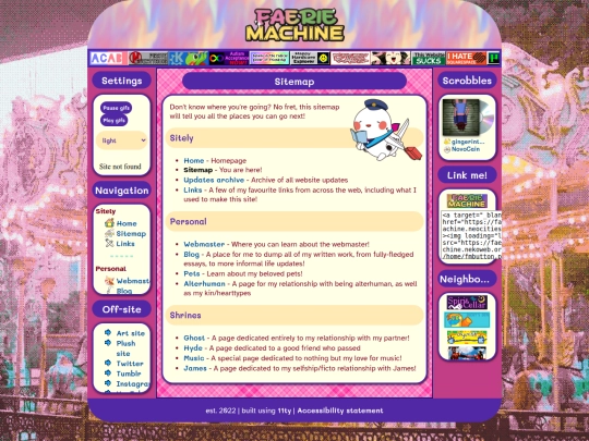 sitemap screenshot