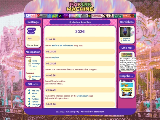 updates screenshot