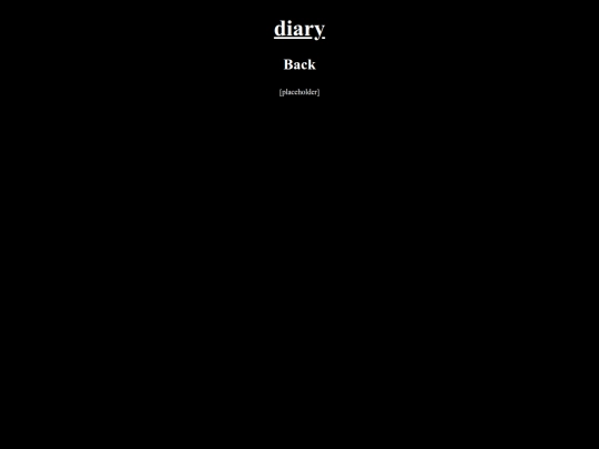 diary screenshot