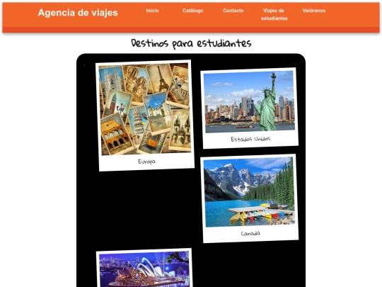 viajes de estudiantes/estudianes screenshot