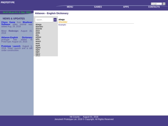 apps/aklanonToEnglish screenshot