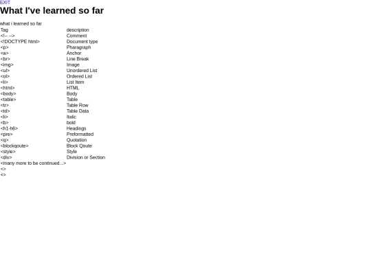 learning screenshot