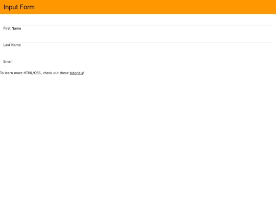 registrationForm screenshot