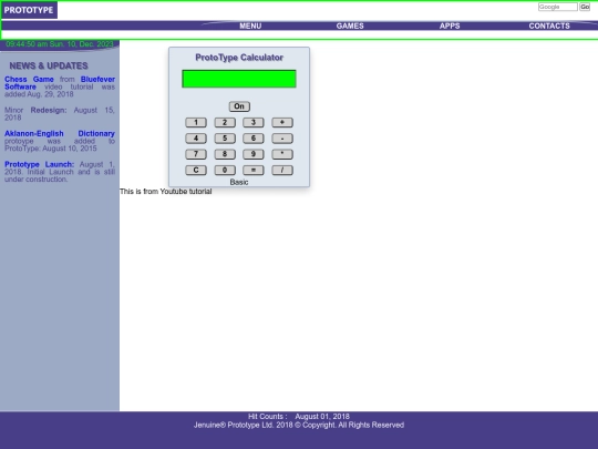 simplecalc screenshot