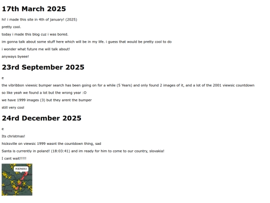 blog screenshot