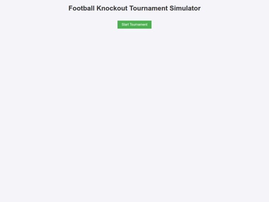 javascript/tournament screenshot