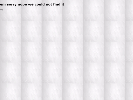 not_found screenshot