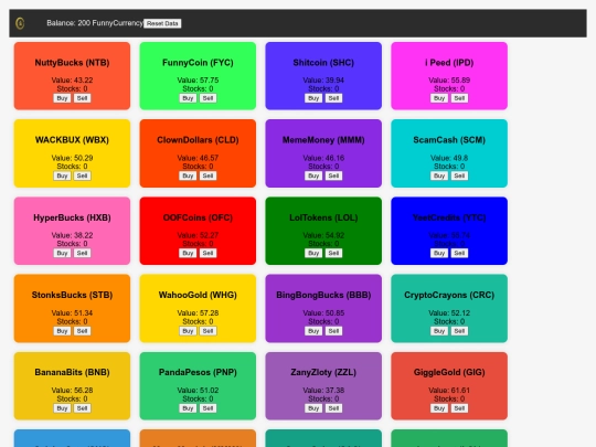 raritydex/stonk screenshot