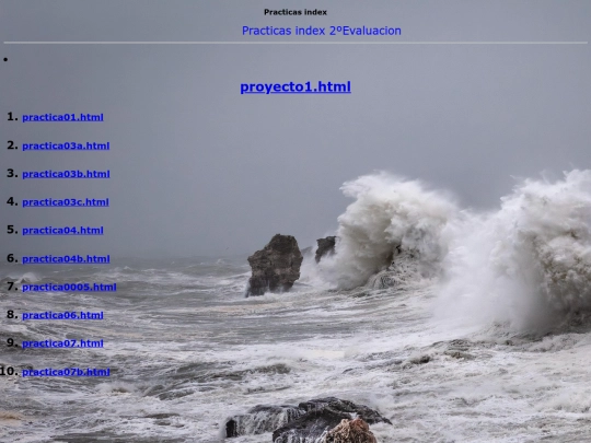 index screenshot