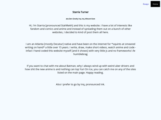 standard/about screenshot