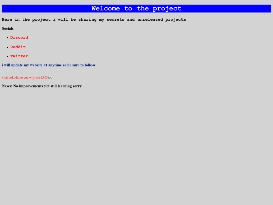 index screenshot