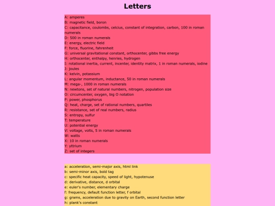 letters screenshot