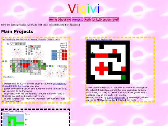 projects screenshot
