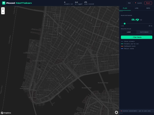 projects/roadnottaken screenshot