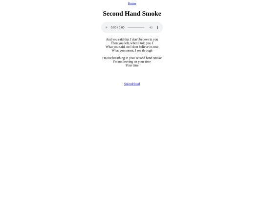secondhandsmoke screenshot