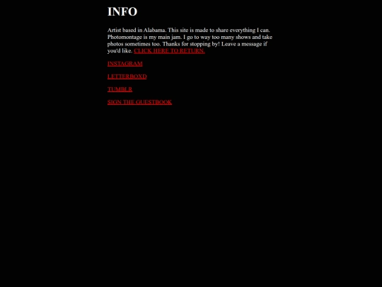 info screenshot