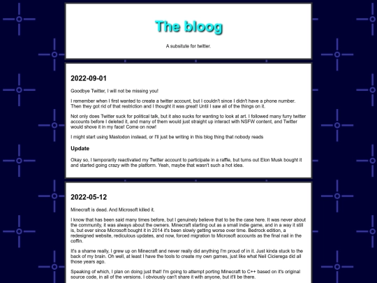 bloog screenshot
