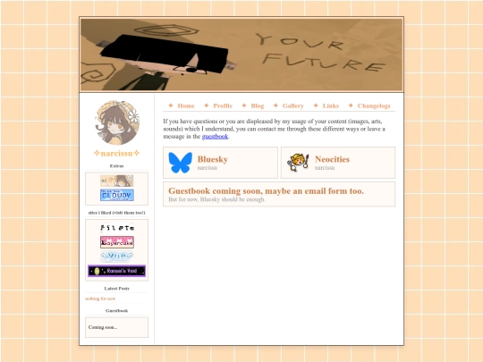 links screenshot