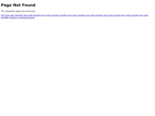 not_found screenshot