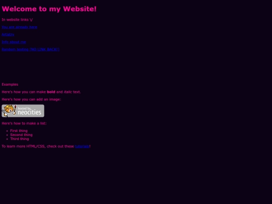 index screenshot