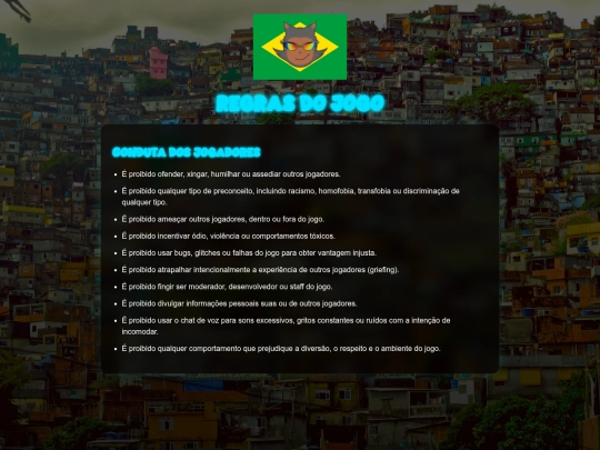 regras screenshot