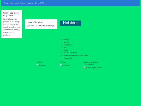 view/hobbies screenshot
