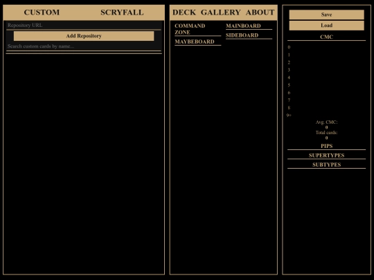 deckmeister/deckmeister screenshot