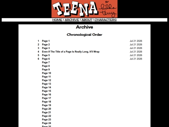 archive screenshot