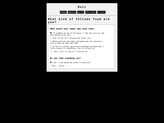 quiz screenshot