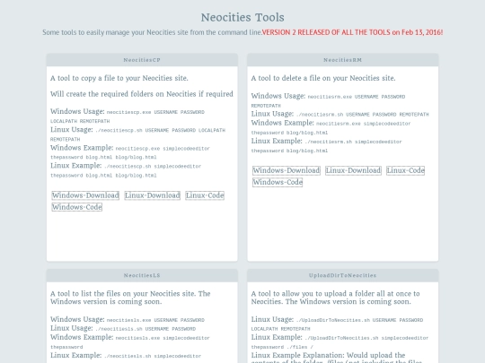 index screenshot