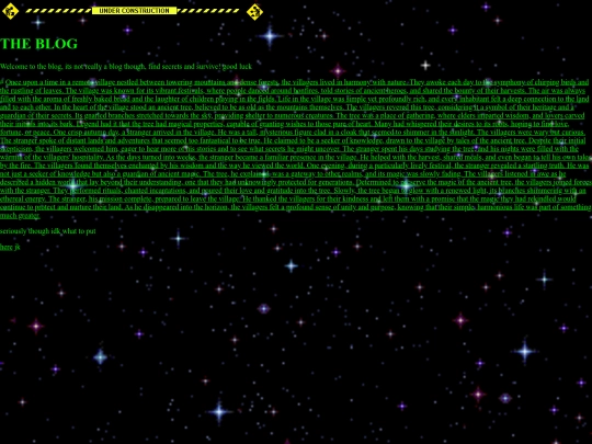 Blog screenshot