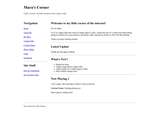 index screenshot