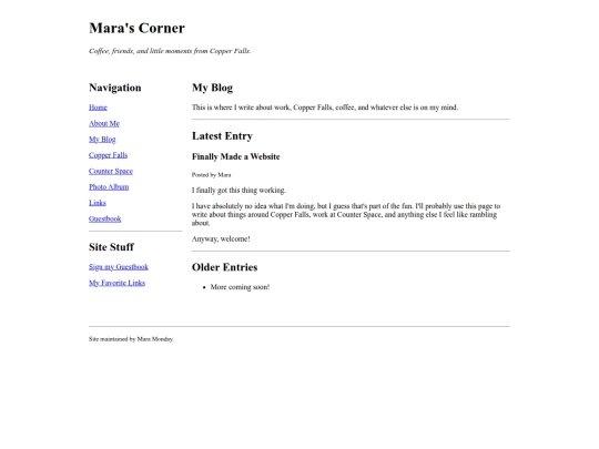 pages/blog screenshot