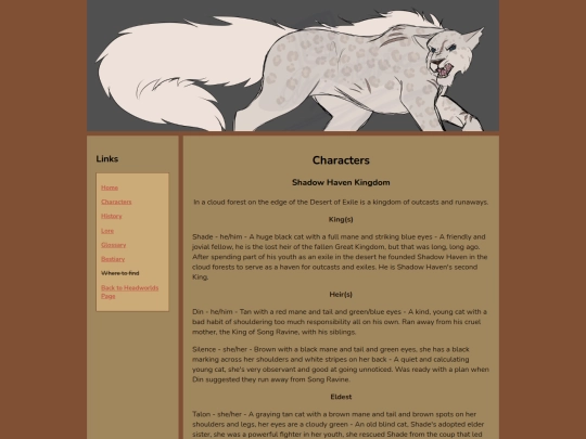 leonine/characters screenshot