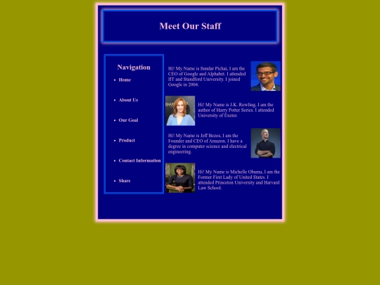 Staff screenshot