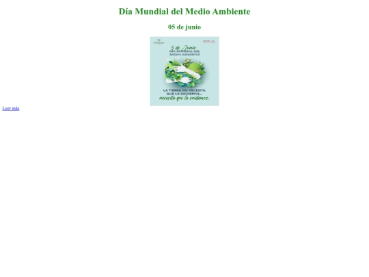 Dia mundial del medio ambiente screenshot