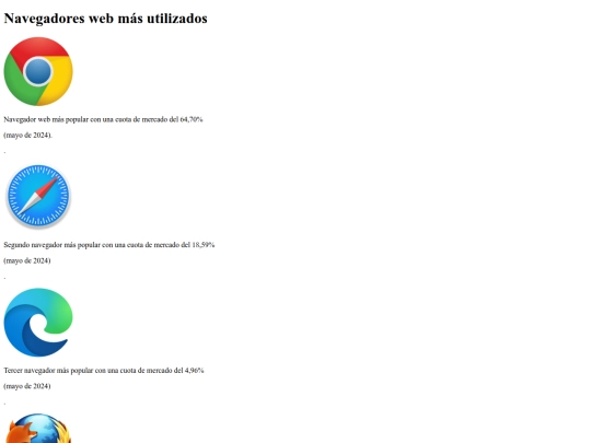 Los Navegadores Web screenshot