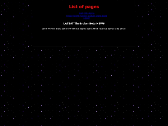 list screenshot