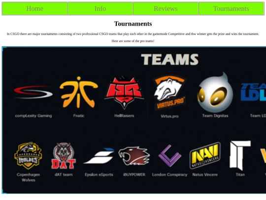 tournaments screenshot