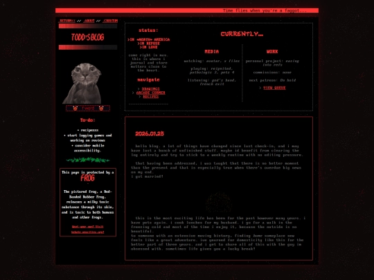 blog screenshot